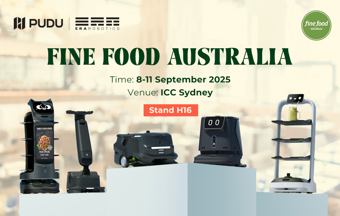 Visita Pudu Robotics en Fine Food Australia 2025