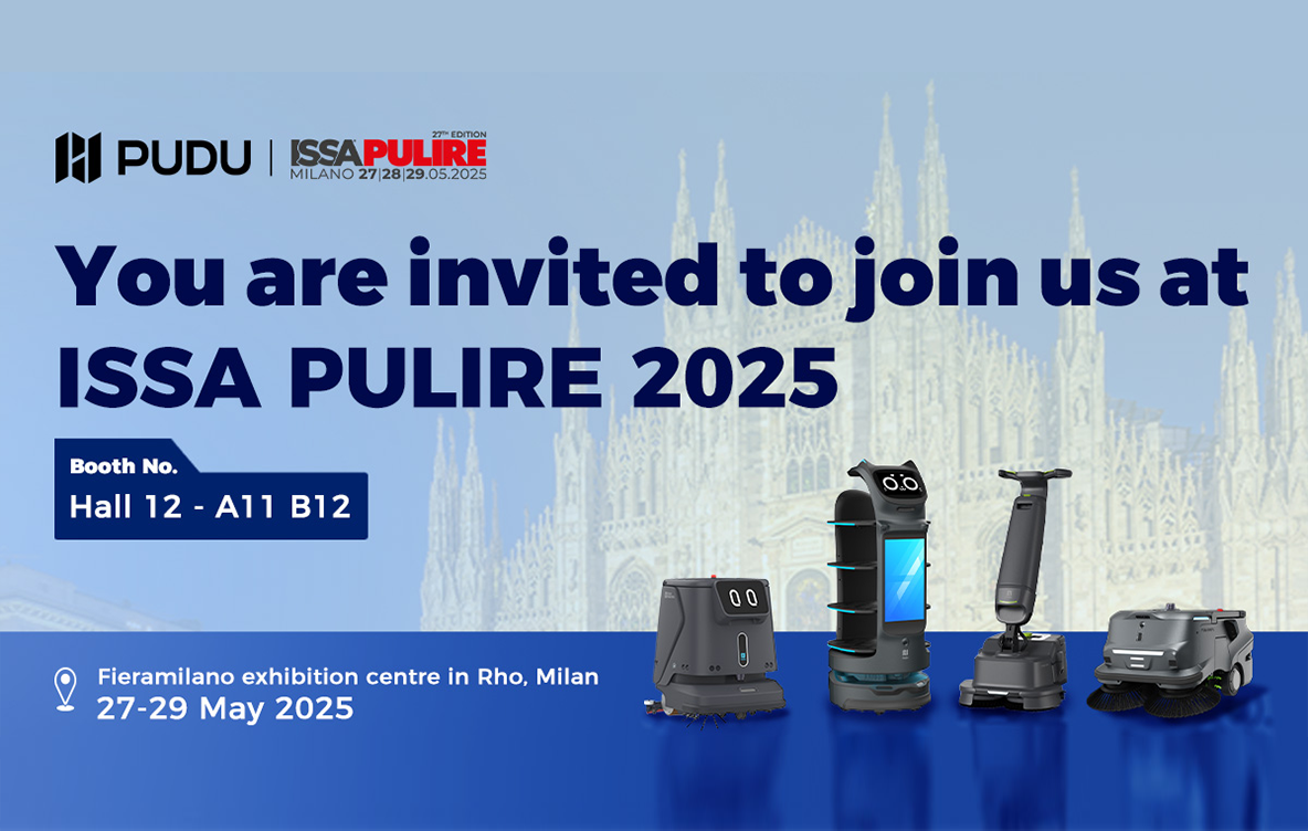 Pudu Robotics presenta robótica avanzada en ISSA Pulire